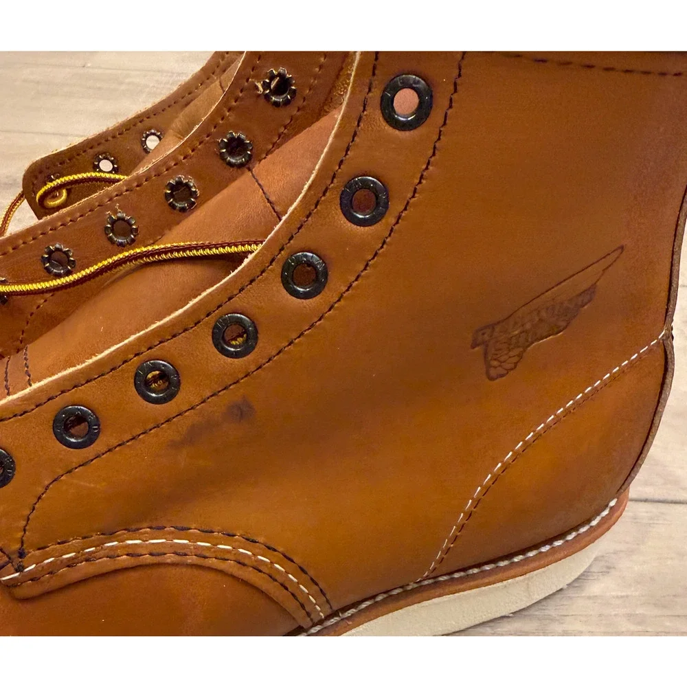 NEW RED WING 10875 TRACTION TRED MOC TOE 6-INCH SOFT TOE BOOTS SZ 11 D